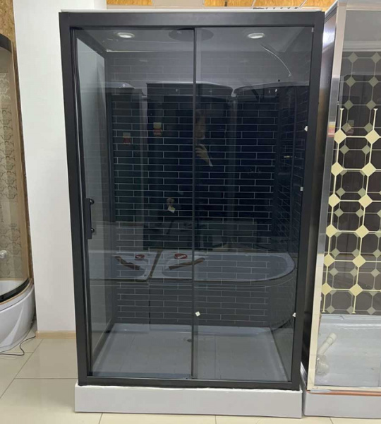 Душевая кабина Дана 26к Кирпичики 120x80