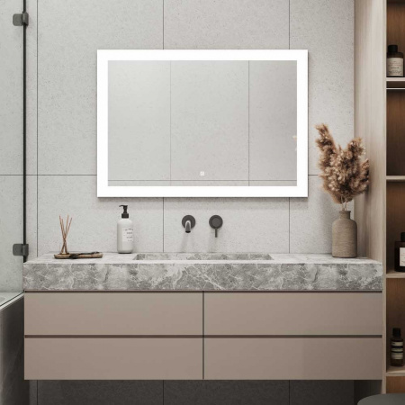 Зеркало РЕЛАКС/Relax 100 1000x700мм (LED-подсветка, сенсорный выключатель)