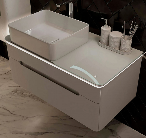 Тумба со столешницей Jorno Shine 90 подвесная