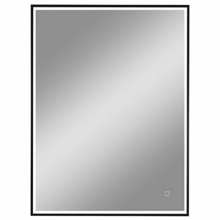 Зеркало STAGE 60 600х800мм (LED-подсв., бесконт.сенс.выкл., рама алюм СПЕКТРУМ ЧЕРН.) (ЗЛП3930)