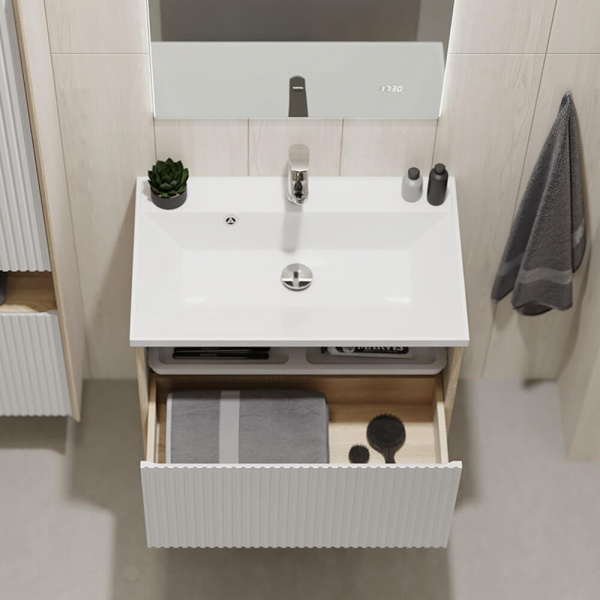 Тумба подвесная Jorno Tossony 70 Сонома светлая