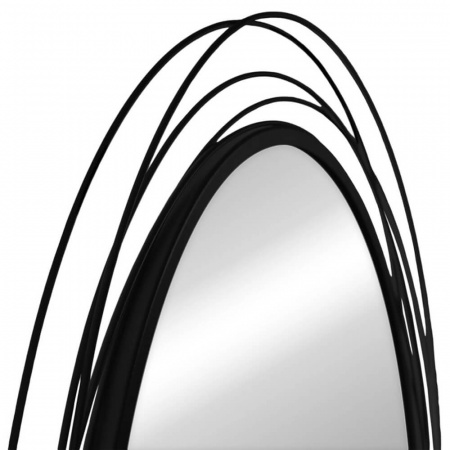 Зеркало MIREL D750мм (LED-подсветка, сенсорный выключатель, ореольная подсветка)