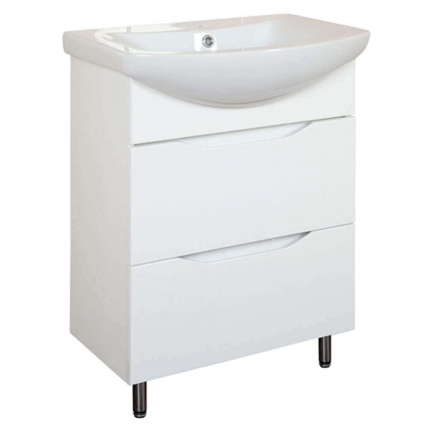 Тумба напольная AquaLine Балтика 60 2 ящика Минор