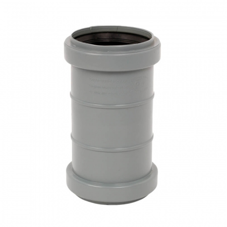 Муфта соединительная ППР Ø50мм СЕРАЯ для внутренней канализации (100)