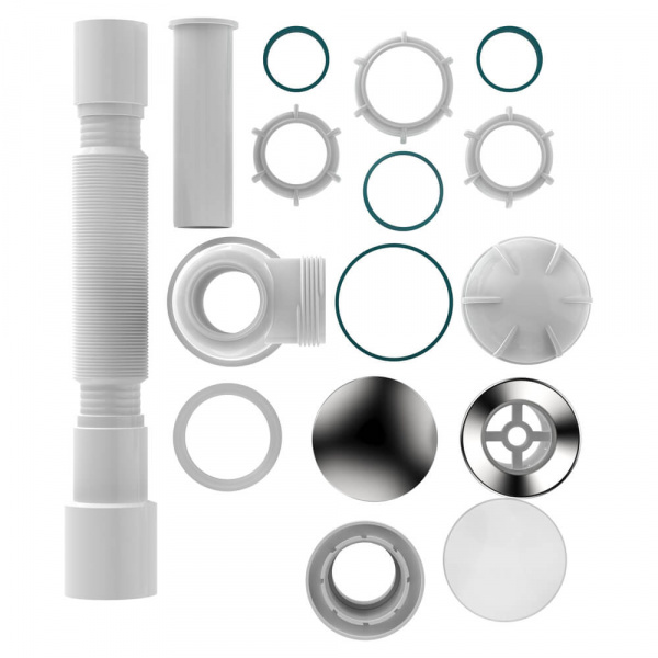 Сифон для раковины Aquant  D40 мм белый S4015-30-MR