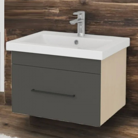 Тумба в ванную комнату подвесная HOTEL 60 (600х418х400мм) под умывальник СОМО 60