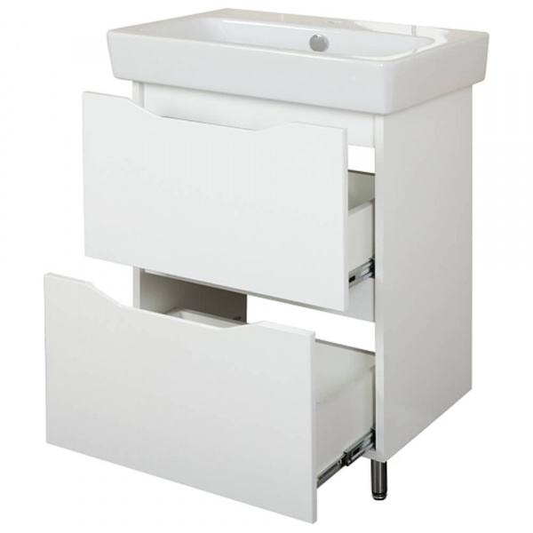 Тумба напольная AquaLine Нео 60 2 ящика