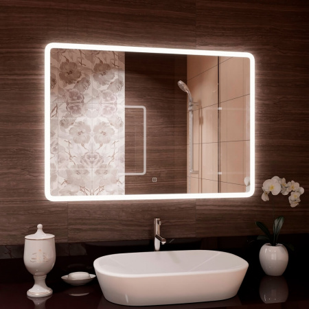 Зеркало DEMURE 100 1000x700мм (LED-подсветка, сенсорный выключатель) Зеркало DEMURE 100 1000x700мм (LED-подсветка, сенсорный выключатель)