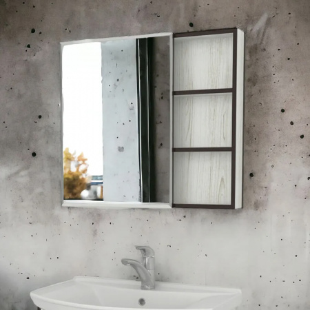 Шкаф зеркальный ВИНТЕР 75 (750х700х210мм)