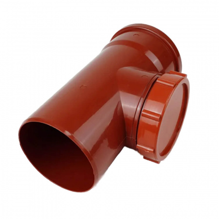 Ревизия с крышкой ППР Ø110мм ОРАНЖ для наружней канализации (10)