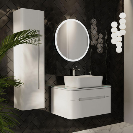 Тумба в ванную комнату подвесная SHINE 75 под умывальник ДЖОЙ 46