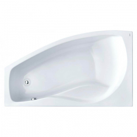 Ванна акриловая асимметричная МАЙОРКА XL 160х95см левосторонняя 