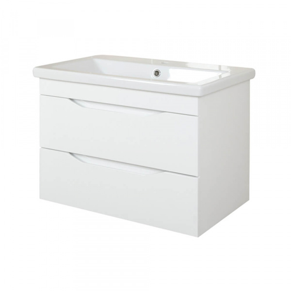 Тумба подвесная AquaLine Комо 80 2 ящика Минор