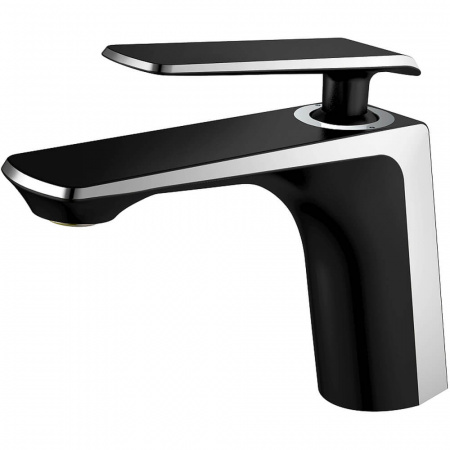 Смеситель на раковину HAIBA HB10548-7 ЧЕРНЫЙ/ХРОМ (лат.,35мм)