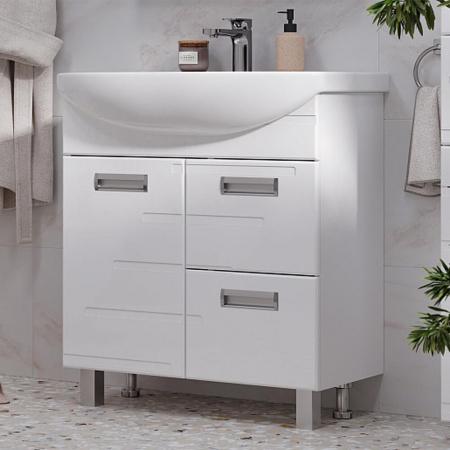 Тумба в ванную комнату JOLI 70.1D.2Y под умывальник БАЛТИКА 70