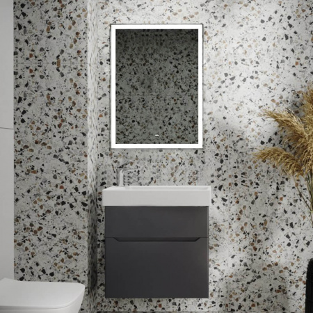 Зеркало PRIMA 60 600х800мм (LED-подсветка, бесконтактный сенсорный выключатель)