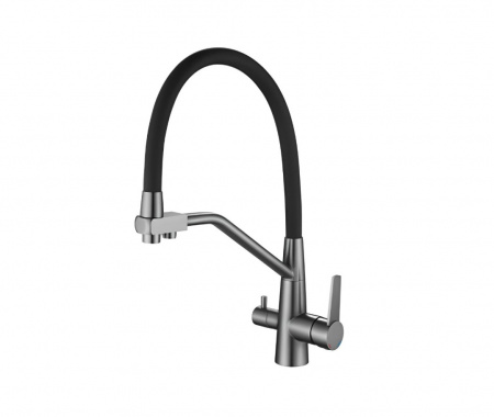 Смеситель на мойку с гибким изливом, с выходом под фильтр HAIBA HB76822-3 (лат., картр.35м) Смеситель на мойку с гибким изливом, с выходом под фильтр HAIBA HB76822-3 (лат., картр.35м)