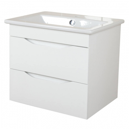 Тумба в ванную комнату подвесная ЭЛИНА 60/2 МИНОР под умывальник ЭЛИНА 60/ СОМО 60