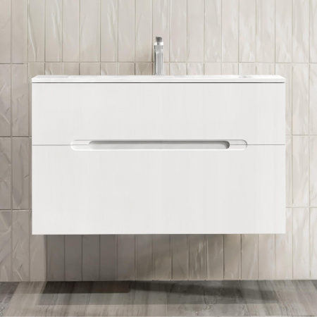 Тумба в ванную комнату подвесная MODUL 100 под умывальник MODUL 100