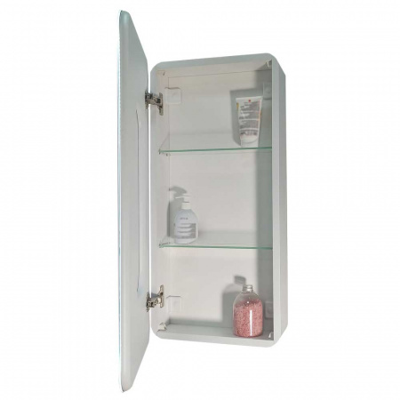 Шкаф зеркальный ELLIOT 400х800мм (LED-подсветка, сенсорный выключатель) ЛЕВЫЙ