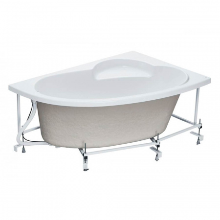 Ванна акриловая асимметричная ШРИ-ЛАНКА 150х100см правосторонняя