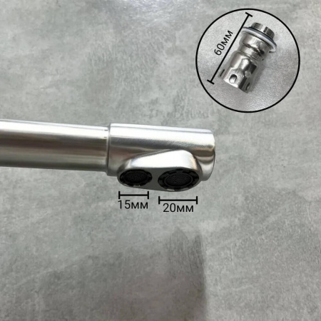 Смеситель на мойку с выходом под фильтр HAIBA HB76802 (лат., 35мм)