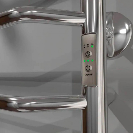 Полотенцесушитель с греющим кабелем ПЭК СП6П 80х50см 