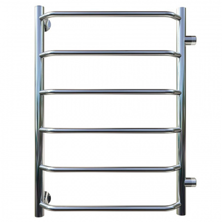 Полотенцесушитель водяной БРАВО ПМ 1 80х40см из нерж. (боковое подключение 500мм)