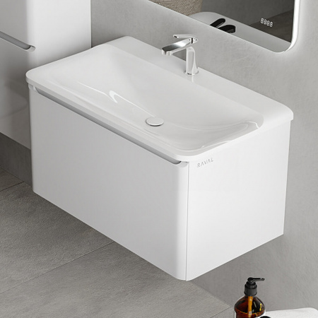 Тумба в ванную комнату подвесная WELTO 80 под умывальник SOLO 80