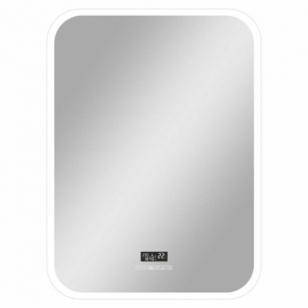 Зеркало ГЛАМУР/Glamour 70 700х900мм с МФП (LED-подсветка, музыка, часы с датой, термометр, подогрев)