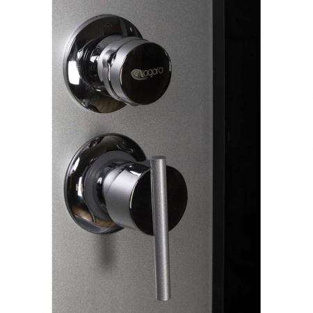 Душевая кабина 900х900х2250мм без г/м, ВЫСОКИЙ поддон, стекло ТОНИРОВАННОЕ NG-2508-14