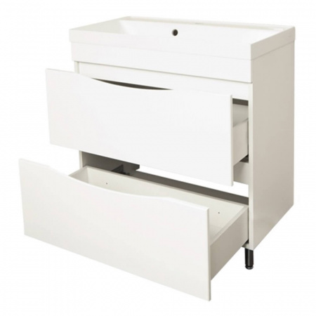 Тумба в ванную комнату СЛИМ 60/2 под умывальник СЛИМ 60
