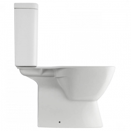 Унитаз-компакт "НЕО RIMLESS" безободковый, сиденье ДЮРОПЛАСТ, ТОНКОЕ, МИКРОЛИФТ, арматура 2-режимная