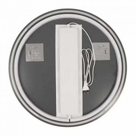 Зеркало LUMINA D700мм (LED-подсветка, бесконтактный сенсорный выключатель, ореол ХОЛОД подсветка)