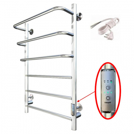 Полотенцесушитель с греющим кабелем ПЭК СП19П 80х50см 