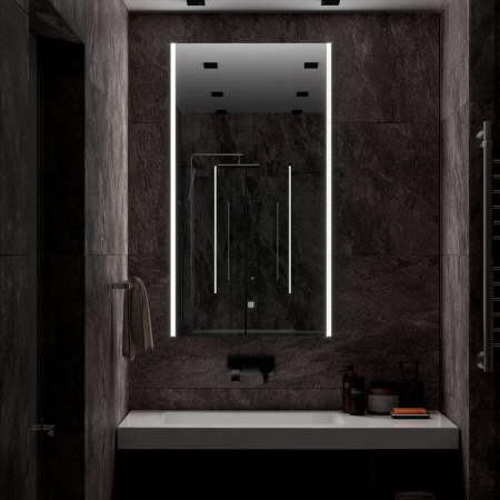 Зеркало МОДЕРН/Modern 50 500х1000мм (LED-подсветка, сенсорный выключатель)