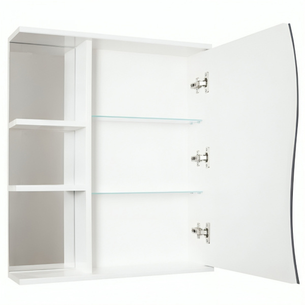 Зеркало со шкафом AquaLine Волна 60