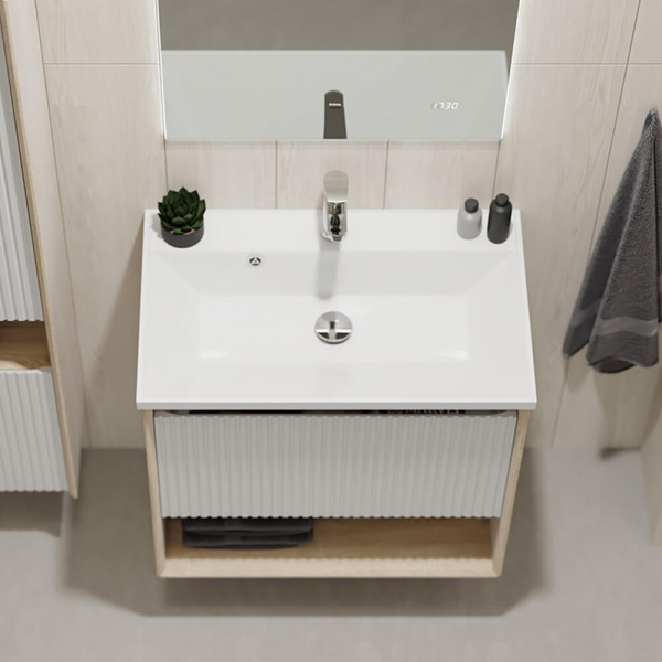 Тумба подвесная Jorno Tossony 70 Сонома светлая