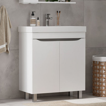 Тумба в ванную комнату LAKЕ 70.2D под умывальник LAKЕ 70 (9696-70)