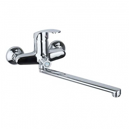 Смеситель на ванну длинный излив DIKALAN D2236-2 (12) (силум., 40мм)