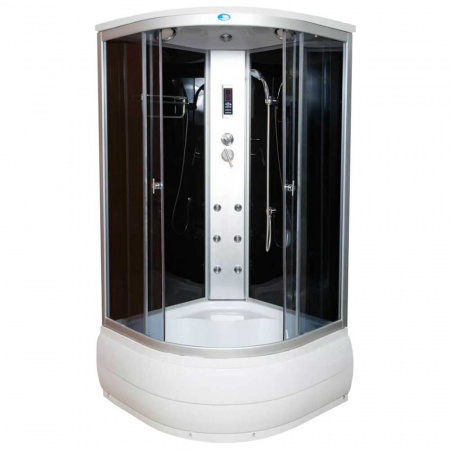 Душевая кабина 1000х1000х2150мм с г/м, ВЫСОКИЙ поддон, стекло ТОНИРОВАННОЕ ВМ-888Е Душевая кабина 1000х1000х2150мм с г/м, ВЫСОКИЙ поддон, стекло ТОНИРОВАННОЕ ВМ-888Е