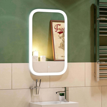 Зеркало MINI 40 400x700мм (LED-подсветка, сенсорный выключатель)