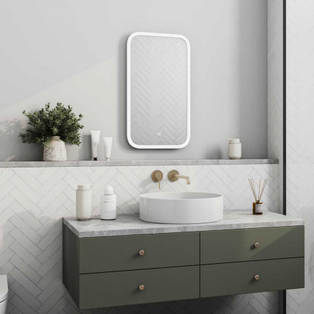 Зеркало МИНИ/Mini 40 400x700мм (LED-подсветка, сенсорный выключатель)