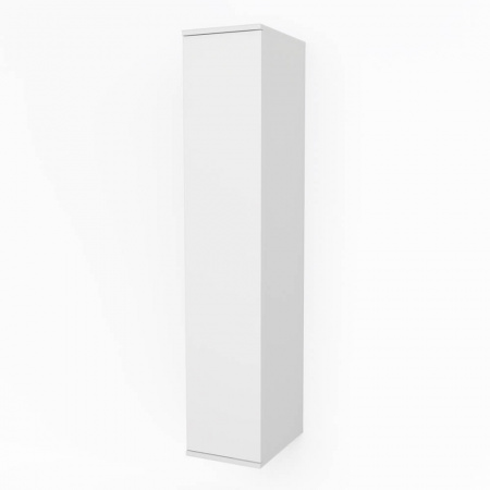 Шкаф-пенал в ванную комнату подвесной РЕДИССОН 30 БЕЛЫЙ (300х1500х400мм)