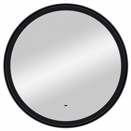 Зеркало PLANET 60 D600мм (LED-подсветка, бесконт. сенс. выкл., ореольная подсветка, рама МДФ ЧЕРНЫЙ)