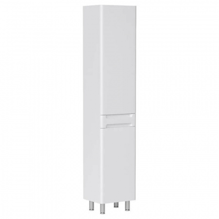 Шкаф-пенал в ванную комнату NICE 40 с корзиной (400х325х1964мм)