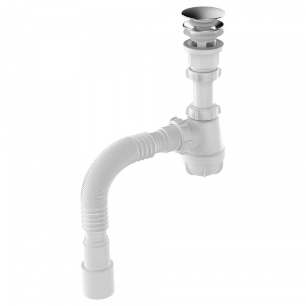 Сифон для раковины Aquant  D40 мм белый S4015-30-MR