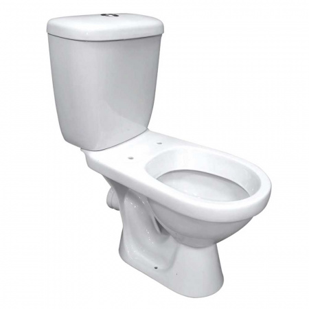 Унитаз-компакт "БАЛАНС" комфорт, прямой выпуск, сиденье полипропилен МИКРОЛИФТ, арматура 2-режимная