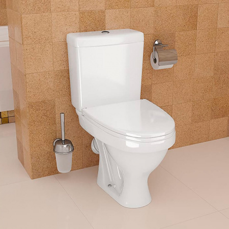 Унитаз-компакт "ФОРВАРД" косой выпуск, сиденье полипропилен, арматура 1-режимная