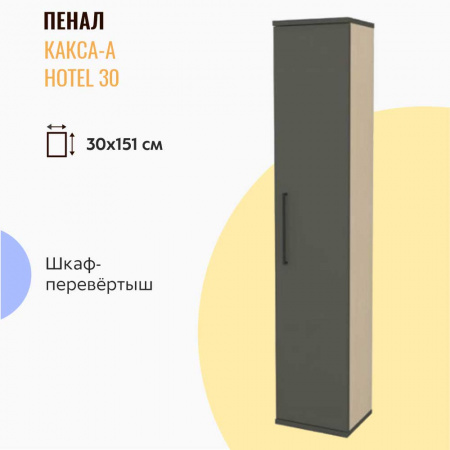 Шкаф-пенал в ванную комнату HOTEL 30 (294х1517х243мм) Шкаф-пенал в ванную комнату HOTEL 30 (294х1517х243мм)